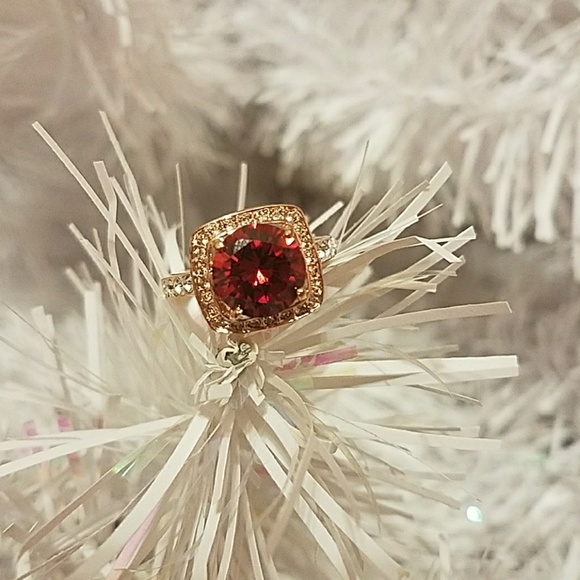 cubic zirconia Jewelry - Cubic zirconia rose gold plated ring size 5 1/2